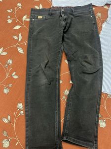 Men's Striped Kurta and Jeans Set