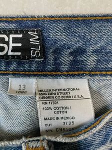 Imported Light Wash Low Rise Denim Jeans