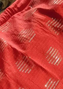 A beautiful new red kurta