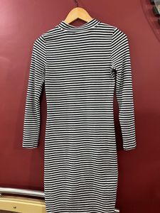 🖤 Primark Monochrome Stripe Knit Dress