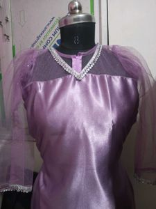 Elegant Lavender only Kurti duppata