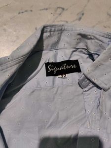 Blue Patterned Shirt