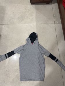 Gray Long Sleeve Hoodie