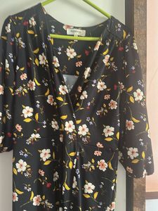 Chic Floral Print Midi Dress