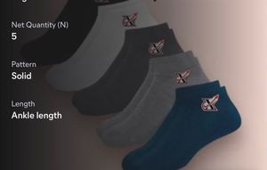 Comfortable &amp; Stylish Ankle Socks - 6 Pack