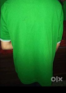 T Shirt Green Colour Boys And Girls