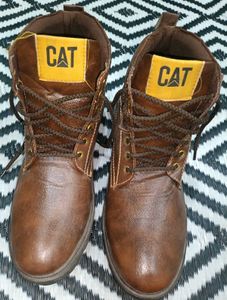 Caterpillar men's & women's Brown Leather Boots