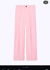 Pink Wide Leg Trousers