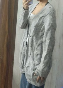 Chunky Cable Knit Cardigan