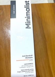 Minimalist Anti-Dandruff Shampoo 3.5%