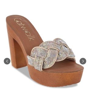 Catwalk Embellished Platform Heels