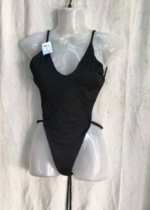I. Black One-Piece Swimsuit
