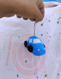 🚗 Handmade Crochet Car Keychain 😍
