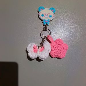 Crochet Wallet And Keychain Combo