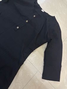 Premium Self-Textured Straight Kurta