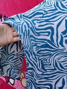 Blue &amp; White Pajama Set