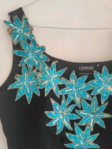 Black Blouse/ Top with embellishment