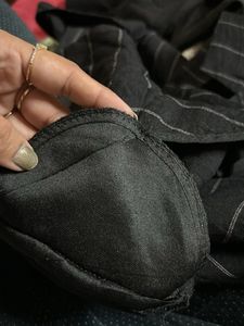 Pinstripe Longline Blazer