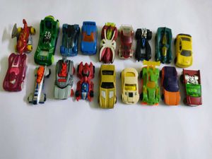 Collection of hot wheels cars