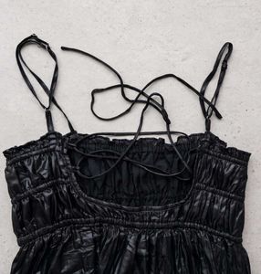 Sleek Black Maxi Dress