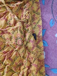 Yellow Printed salwar