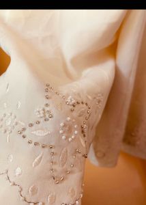 Unisex Susan Heaton Ivory Embellished Jacket