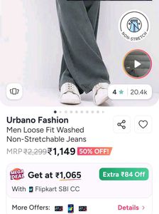 New Urbano Fashion Dark wash jeans