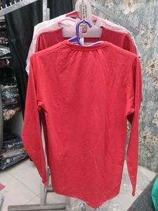 Red Long Sleeve T-Shirt