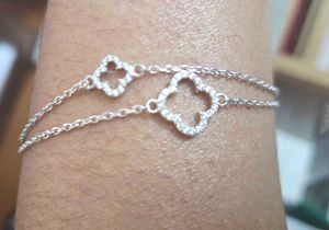 Elegant Lady luck Bracelet 925 silver