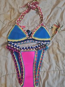 Neon Crochet Bikini (2pc)