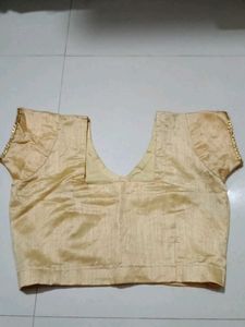 Golden Saree Blouse