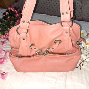 Imported Suede Leather Peachy Tote Bag 🔥