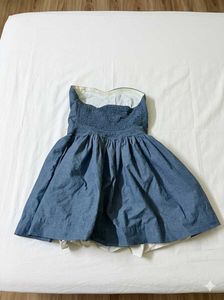 this cute strapless dress blue fit