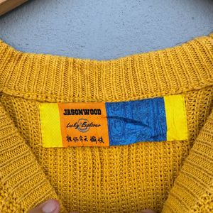 Vintage Mustard Knit Sweater