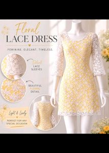 Daisy Embroidered Dress