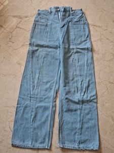 Light Wash Wide Leg Jeans