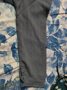 Vintage Gray Button-Down Top