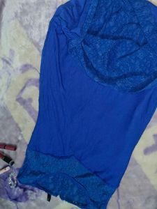 Royal Blue Lace midi