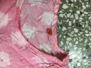 Pink Printed Kurta