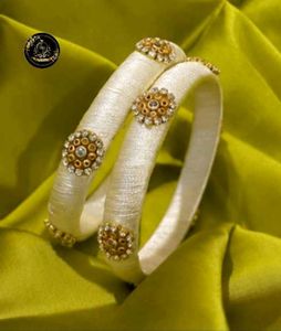 Elegant Silk Thread Bangles any one pair
