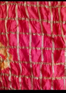 2 Red &amp; maroon Bandhani Dupatta