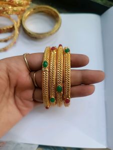 Micro Gold Bangles 4 Set