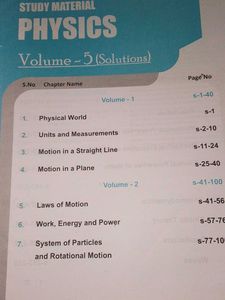 Sri Aurobindo Physics Class 11 Textbook