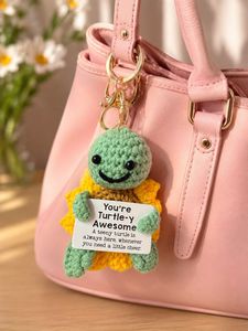 Cute Crochet Turtle Keychain