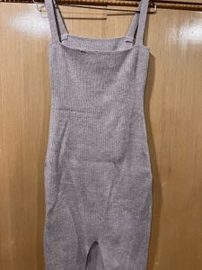 Woolen Korean Dress