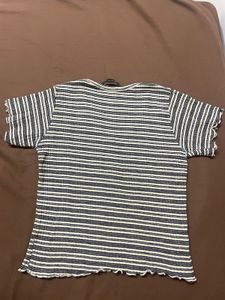 Striped crop Top