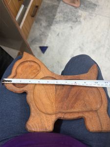 Wooden Dog &amp; Bunny Trays