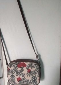 ZOUK Floral Print Crossbody Bag