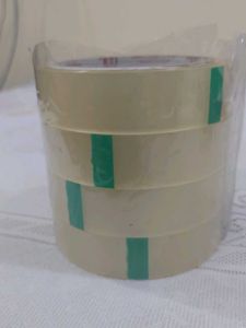 Pack of 2 Transparent Cello Tape 1" Rolls