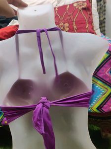 Stylish Frill Non Paded Knot Bra